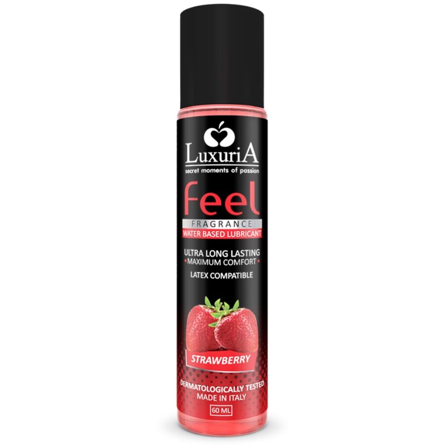 INTIMATELINE - LUXURIA FEEL STRAWBERRY VATTENBASERAT GLIDMEDEL 60 ML