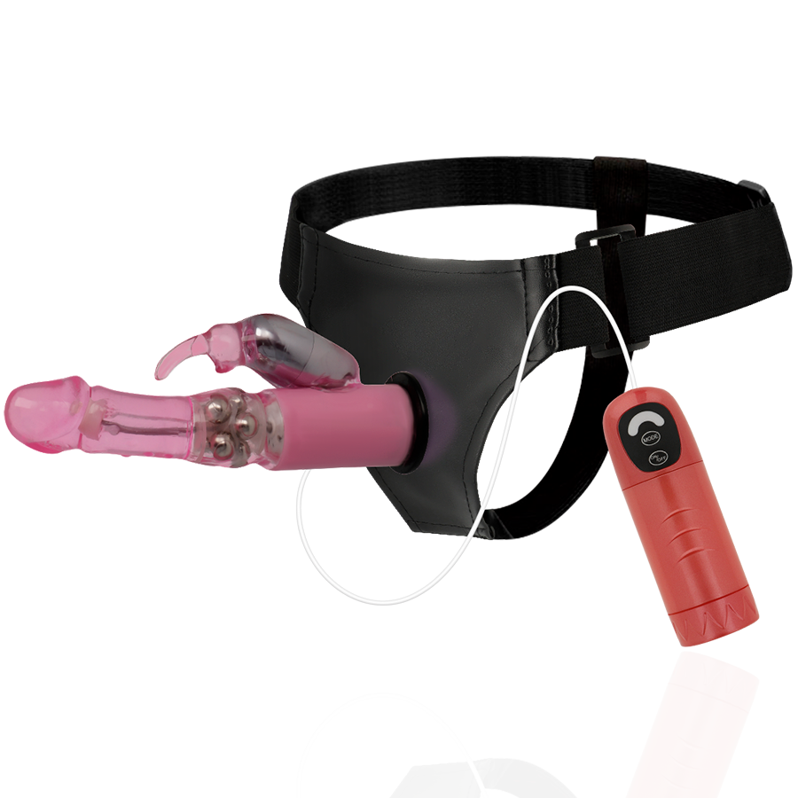 HARNESS ATTRACTION - RNES DANIEL MED VIBRATION OCH ROTATION 18 CM -O- 3.5 CM