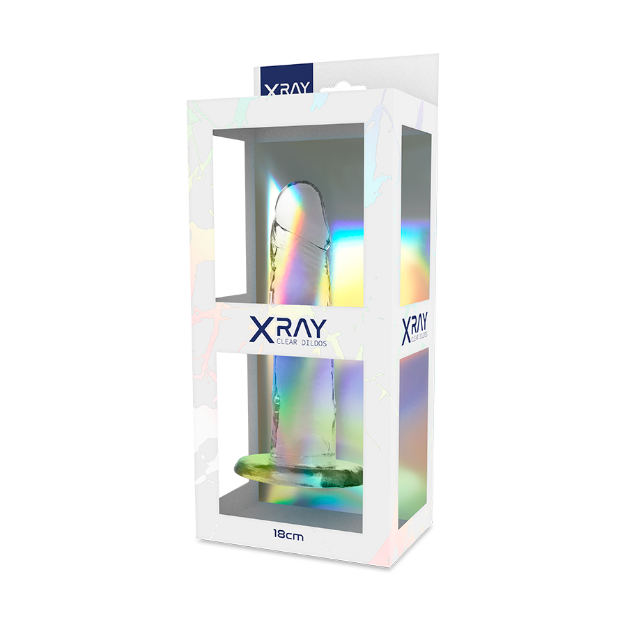 X Ray Clear Cock 18 cm med realistisk design