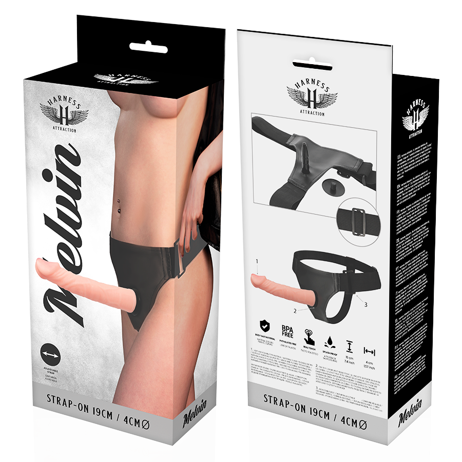 Harness Attraction RNES Melvin Flesh 19 cm sele
