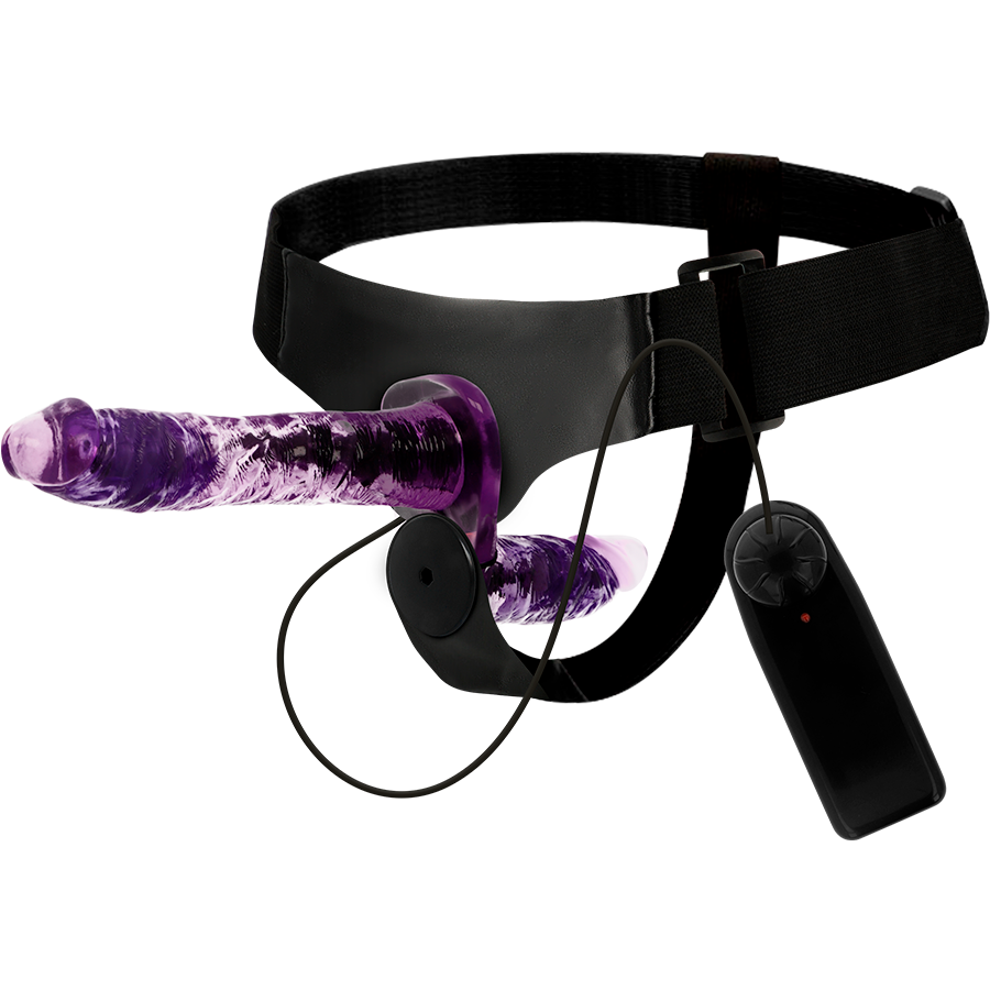 HARNESS ATTRACTION Rodney Double Penetration Vibrator 18 cm