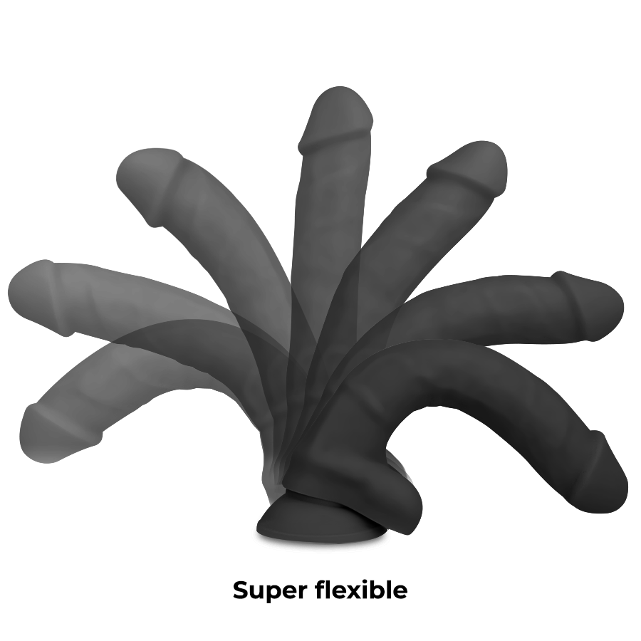 COCK MILLER dildo i silikon, artikulerbar, 13 cm