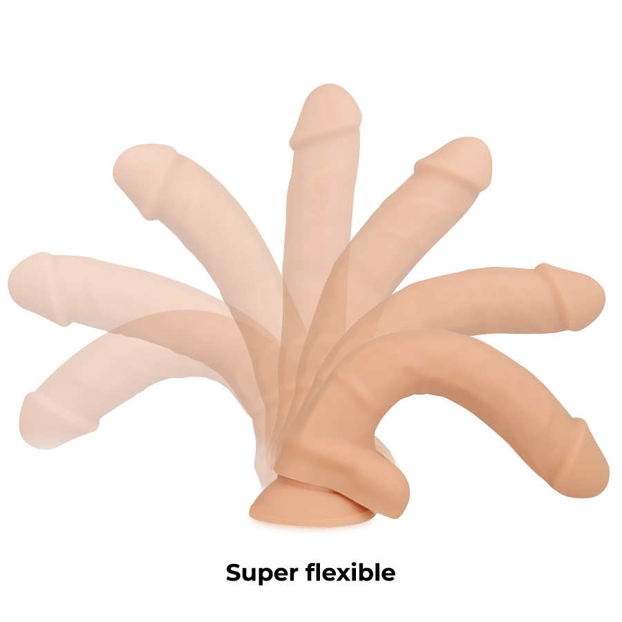Artikulerbar dildo i silikon 24 cm från COCK MILLER