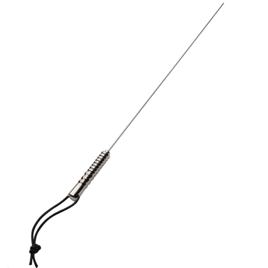 Rostfri stålstav för BDSM med ergonomiskt handtag