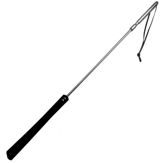Ridpiska i läder och metall 70 cm