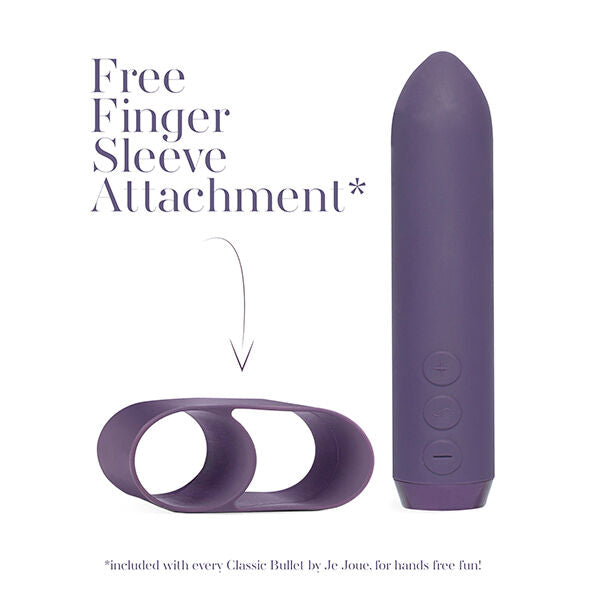 JE JOUE Classic Bullet Vibrator med fingerhandske
