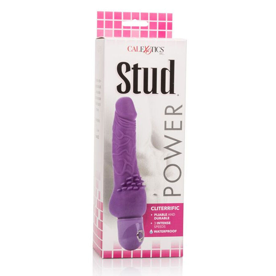 Power Stud Cliterrific vibrator i lila färg