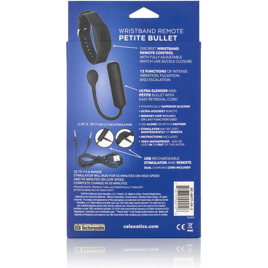 CALEXOTICS Handledarfjärrad Petit Bullet, kraftfull mini vibrator