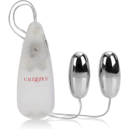 CALEXOTICS - VIBRERANDE KULOR SILVER DUO