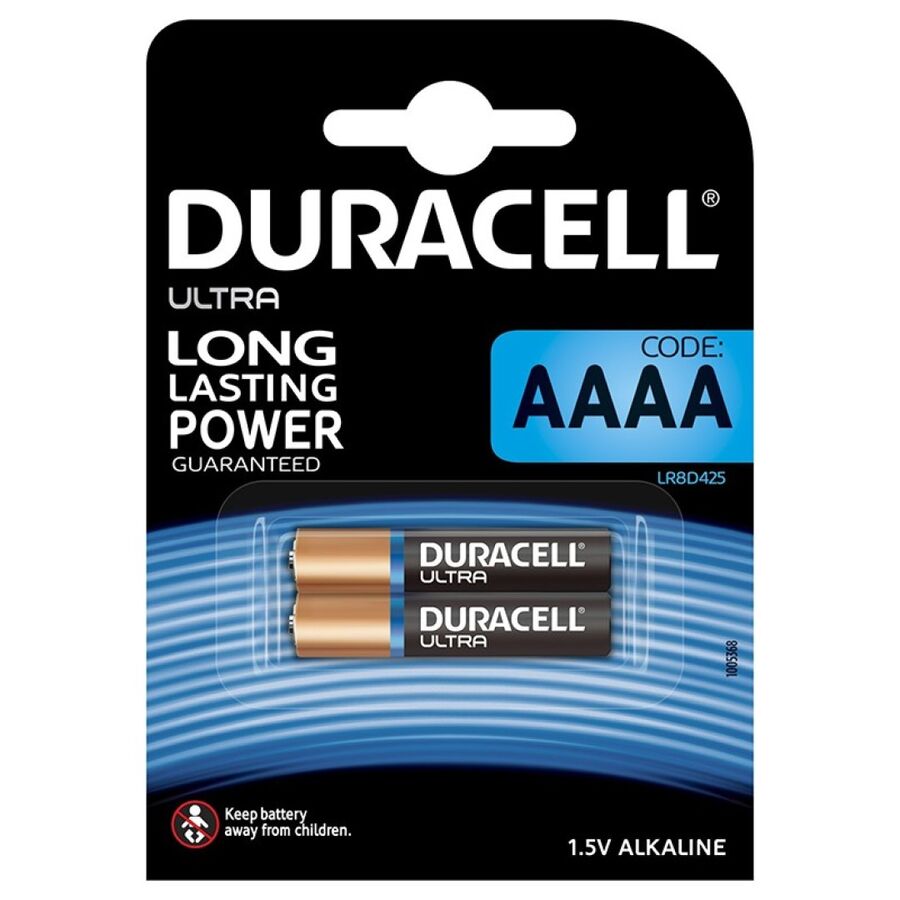 DURACELL AAAA alkaliskt batteri 1,5V 2-pack