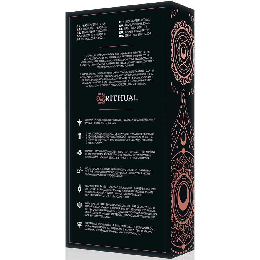 RITHUAL Kriya uppladdningsbar G-Point vibrator i svart