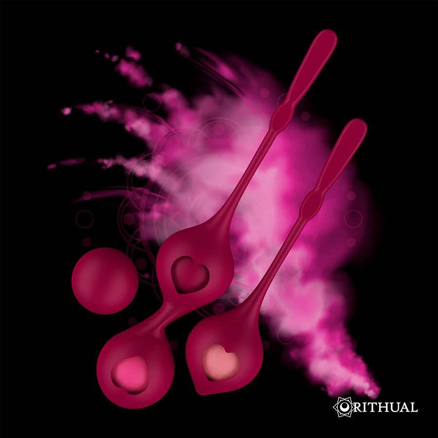 RITHUAL Orchid Pelvic Training Deva Set med 4 bollar