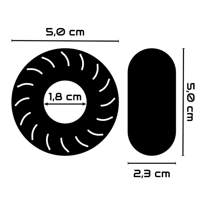 POWERING penisring 5 cm PR08 svart