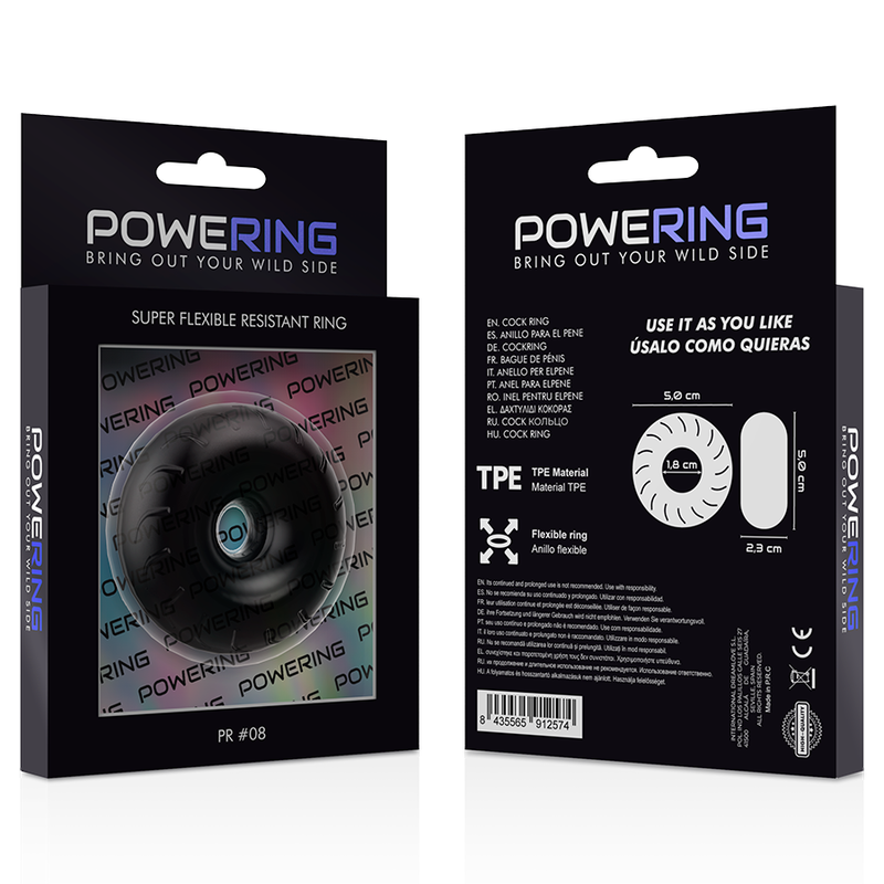 POWERING penisring 5 cm PR08 svart