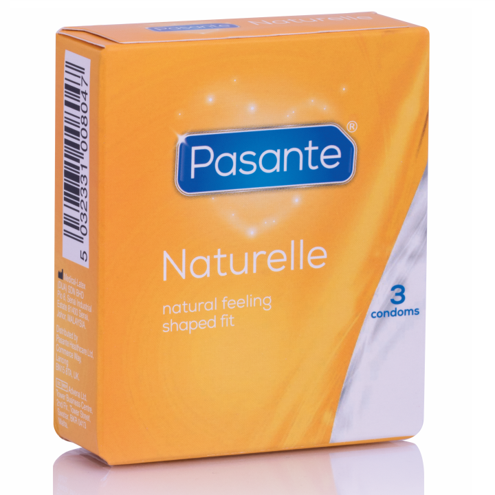Pasante Naturelle kondom 3-pack