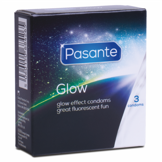 Pasante Glow i mörkret kondomer 3 enheter