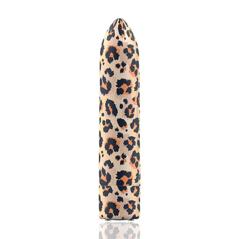 Custom Bullets Leopard Magnetic vibrator med 10 intensiteter