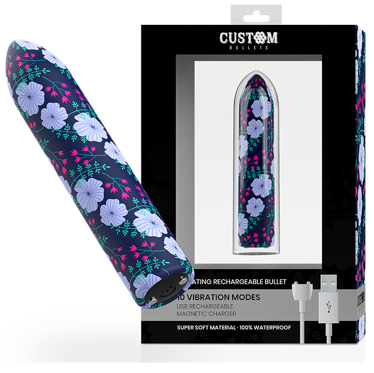 Custom Bullets Spring Magnetic Bullet med 10 intensiteter