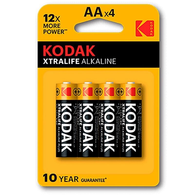 KODAK XTRALIFE AA alkaliskt batteri 4-pack