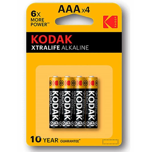 KODAK XTRALIFE AAA alkaliska batterier i blisterförpackning