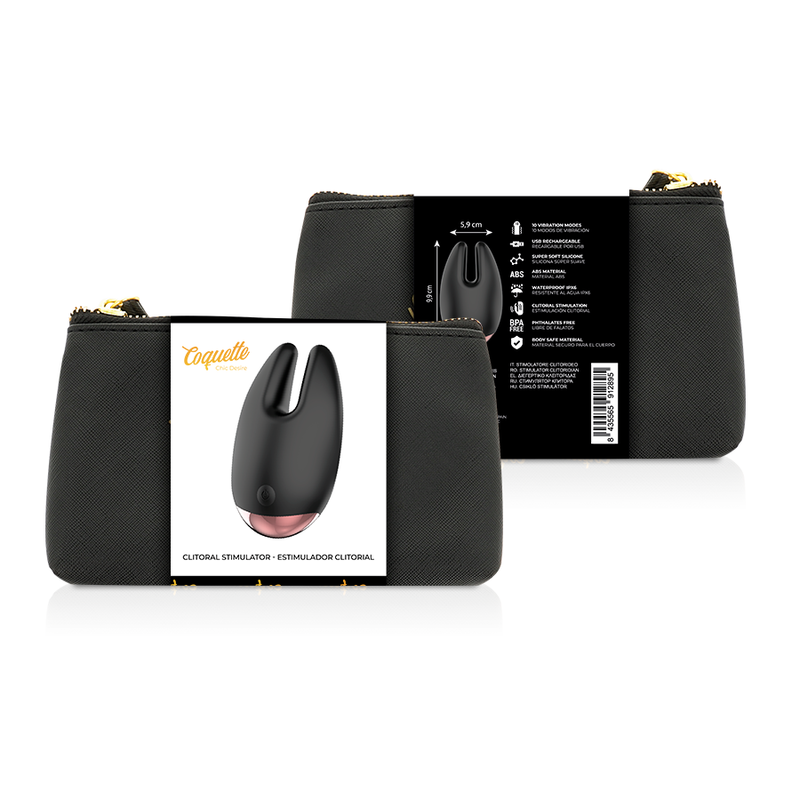 Coquette Chic Desire klitoral stimulator svart och guld