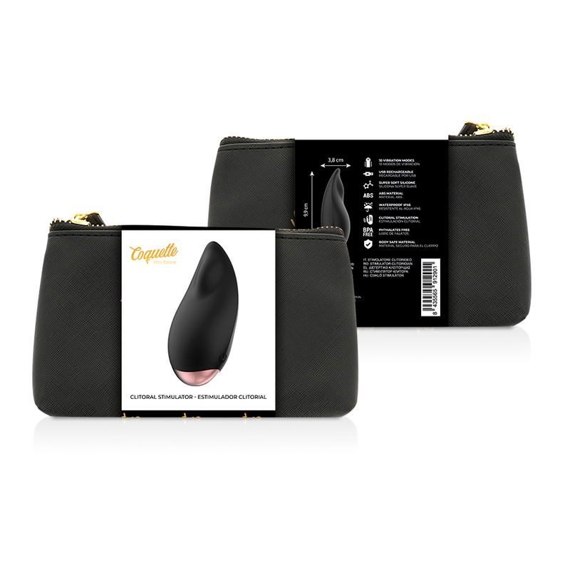 Coquette Chic Desire klitoral stimulator svart och guld