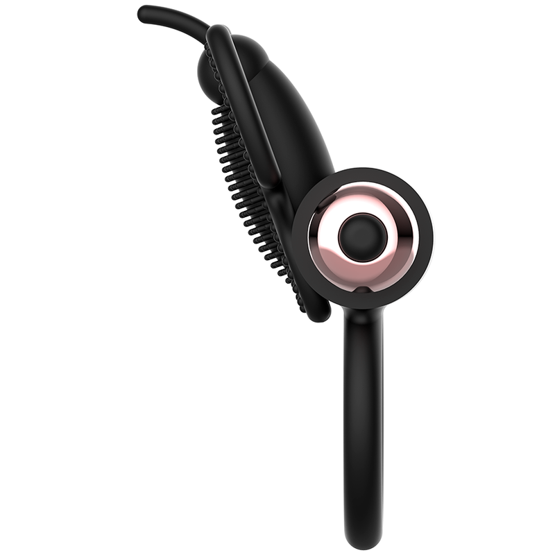 Coquette Chic Desire penisring Butterfly med vibrator svart och guld