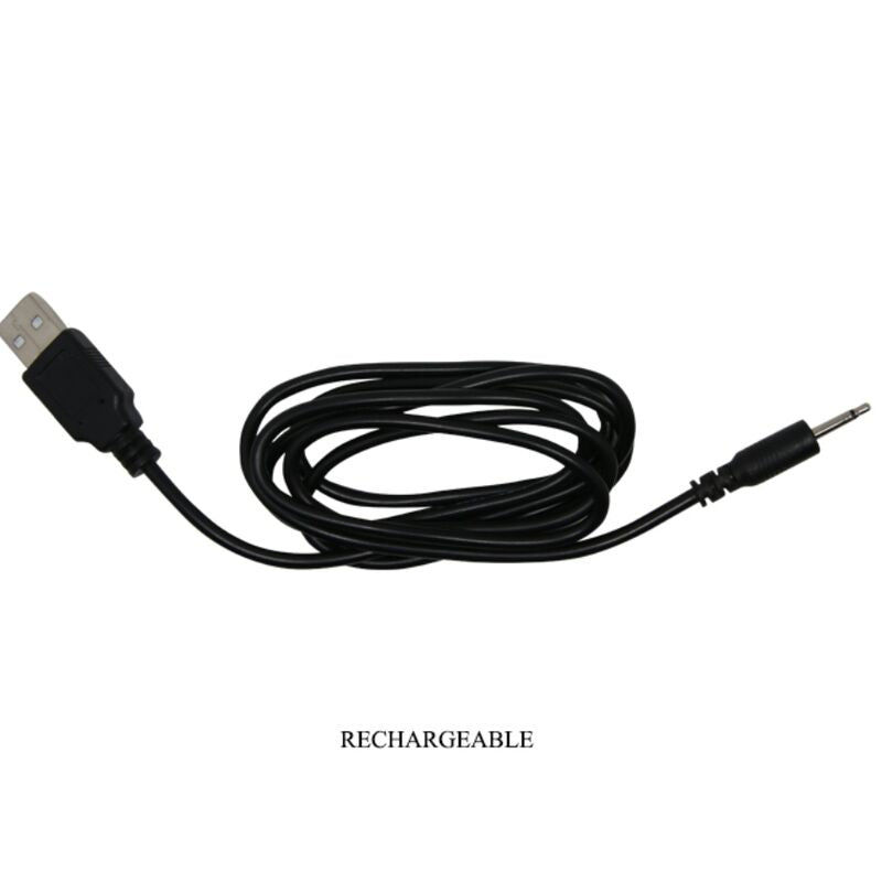 MR PLAY återuppladdningsbar svart vibrator analplugg