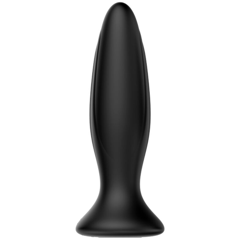 MR PLAY återuppladdningsbar svart vibrator analplugg