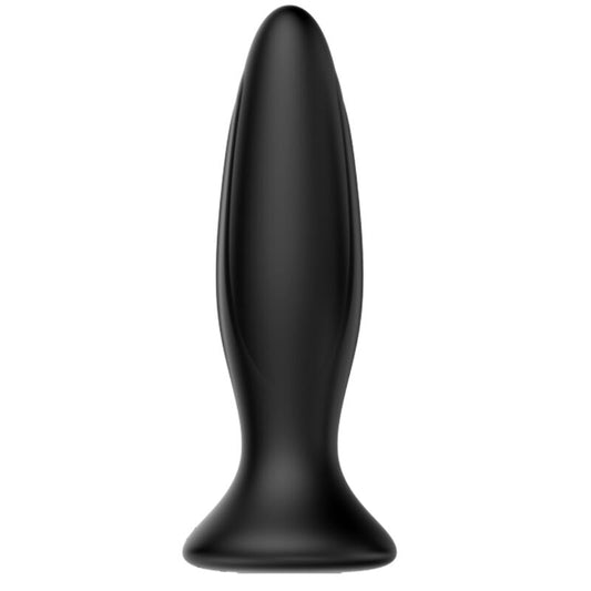 MR PLAY återuppladdningsbar svart vibrator analplugg