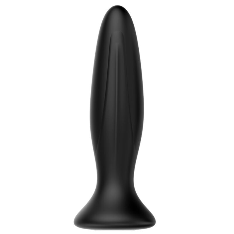 MR PLAY återuppladdningsbar svart vibrator analplugg