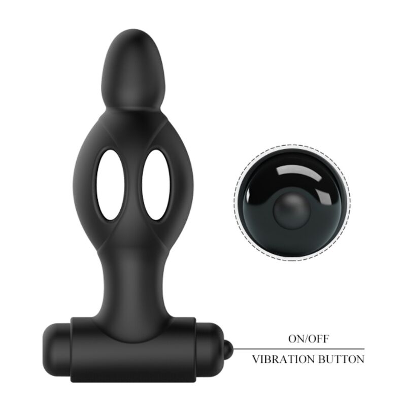 MR PLAY - SILIKON ANALPLUGG MED VIBRATION