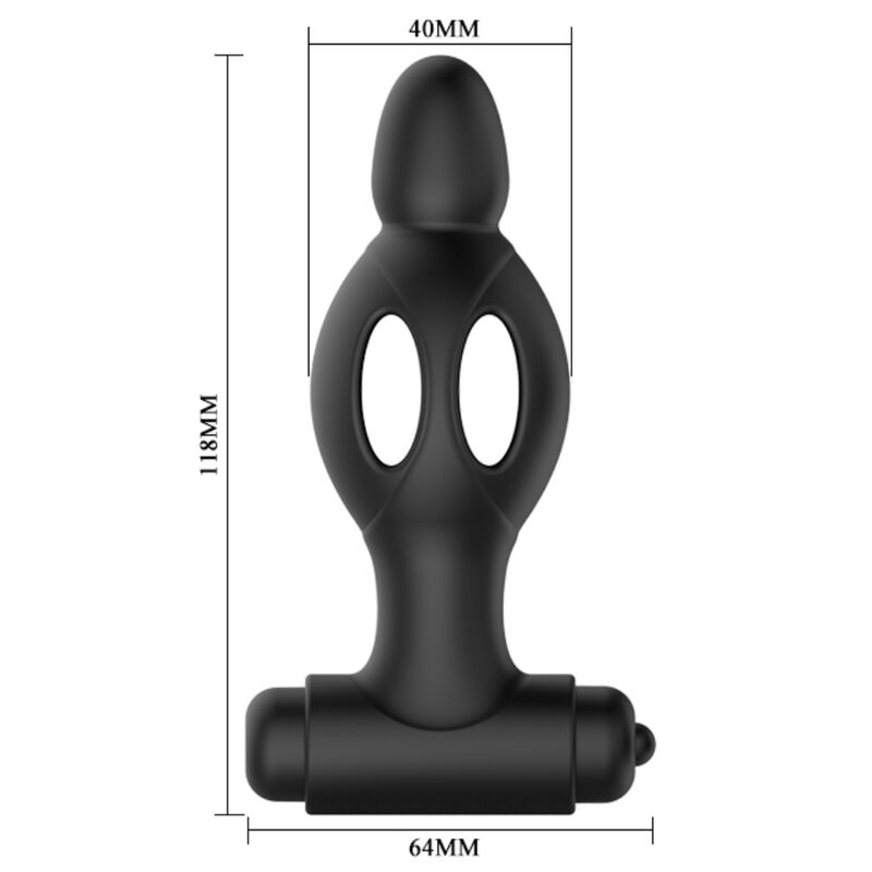 MR PLAY - SILIKON ANALPLUGG MED VIBRATION