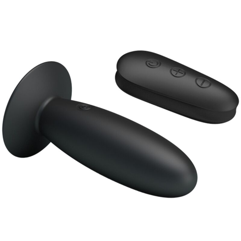 MR PLAY analplugg med vibration och fjärrkontroll