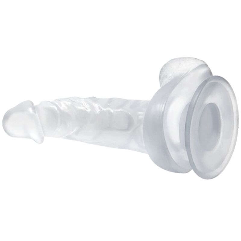 BAILE realistisk dildo med sugkopp och testiklar 16,7 cm