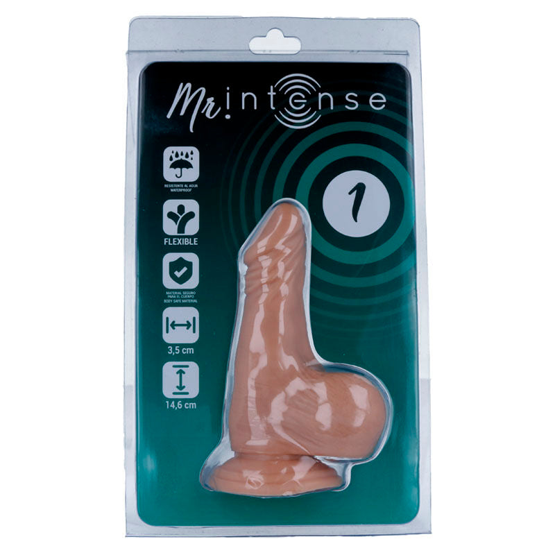 MR INTENSE - 1 REALISTISK DILDO 14.6 CM -O- 3.5 CM