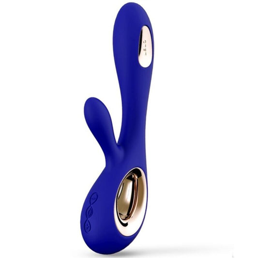 LELO SORAYA WAVE vibrator rabbit i midnattsblå färg