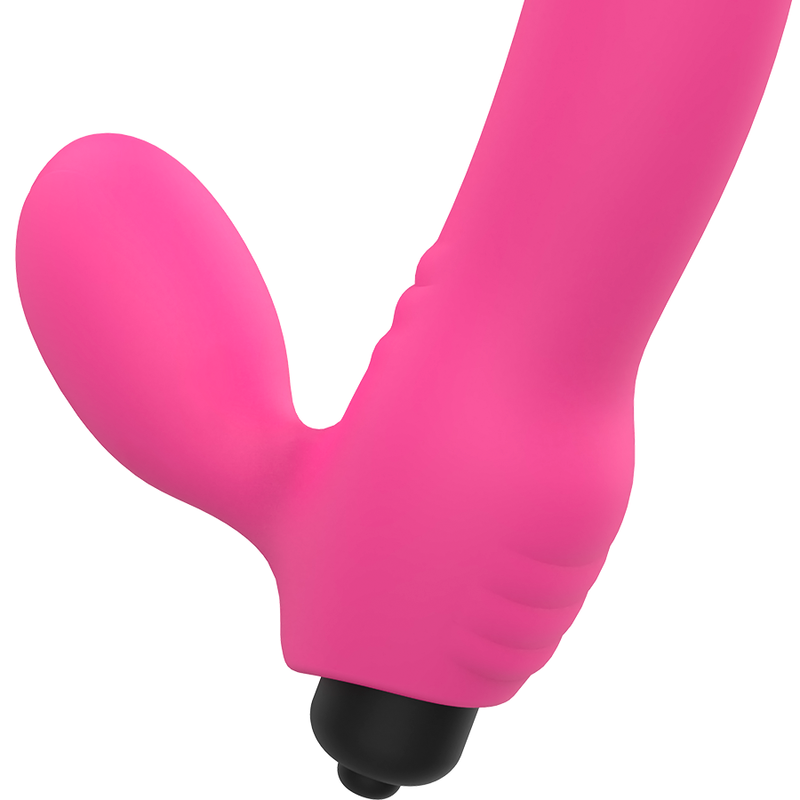 OHMAMA BIX Dubbelt Stimulering Vibrator i rosa