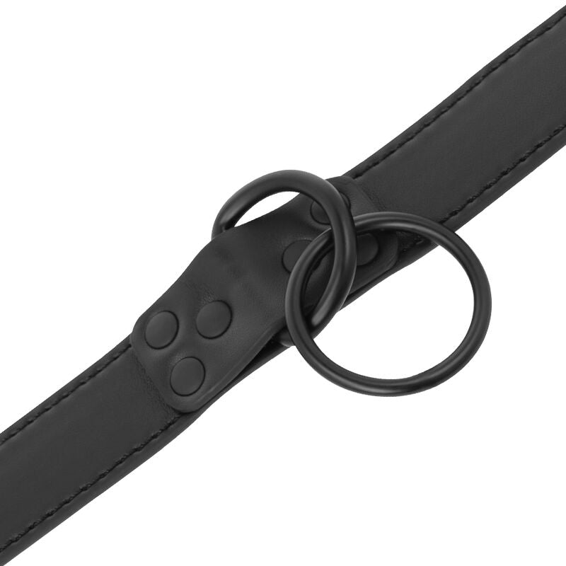 Svart halsband med kedja från DARKNESS