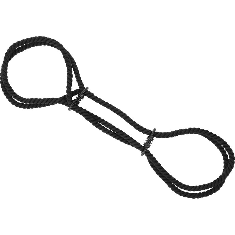 DARKNESS - 100% COTTON ROPE HANDCUFFS ELLER ANKLE HANDCUFFS
