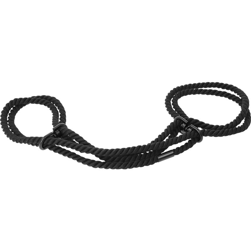 DARKNESS - 100% COTTON ROPE HANDCUFFS ELLER ANKLE HANDCUFFS