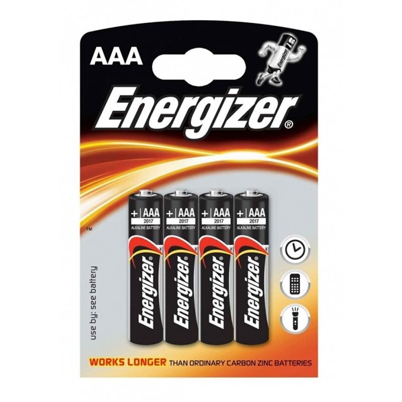 Energizer AAA Alkaline Power Batterier 4-pack