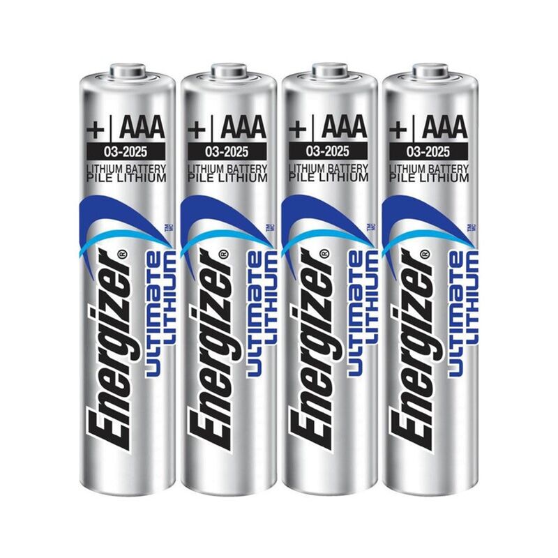 Energizer Ultimate Lithium AAA L92 LR03 1,5V batterier