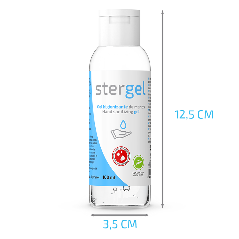STERGEL - Hydroalkoholisk handsprit med aloe vera 100 ml