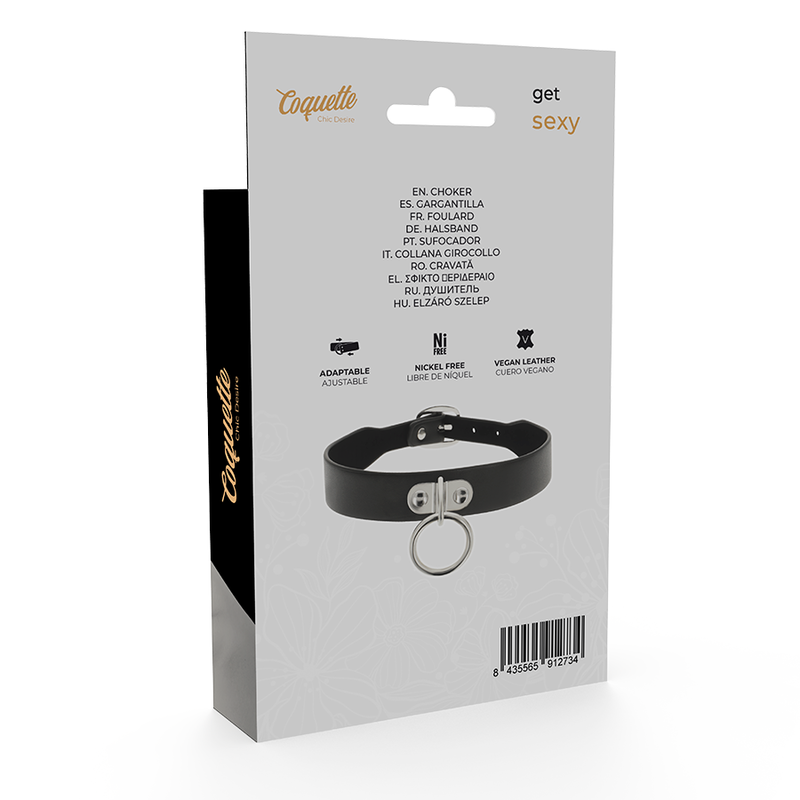 COQUETTE CHIC DESIRE - Halsband i veganskt läder för kvinnor