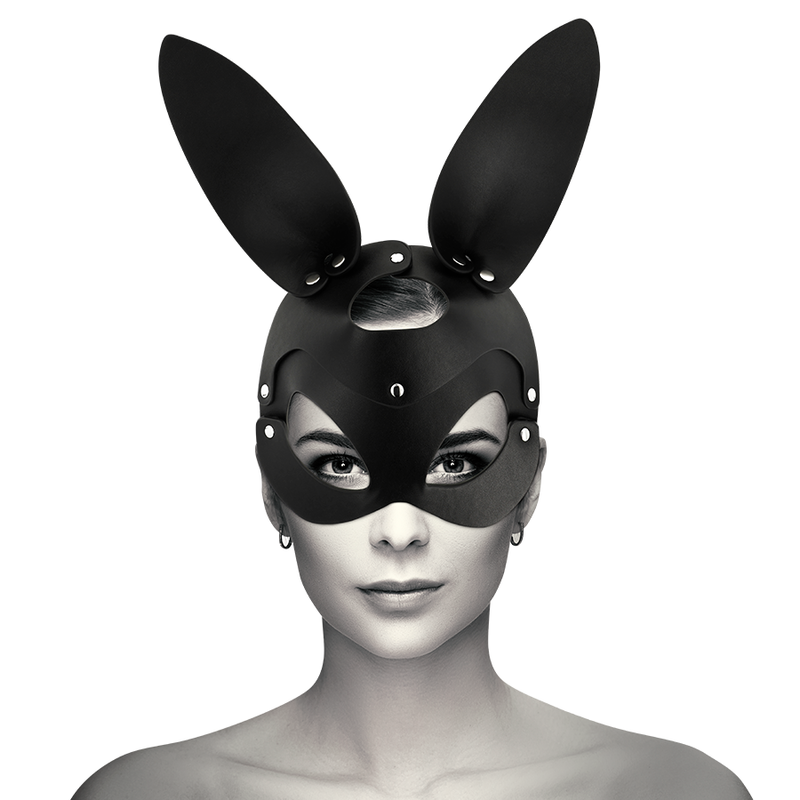 COQUETTE CHIC DESIRE - Vegansk lädermask med kaninöron