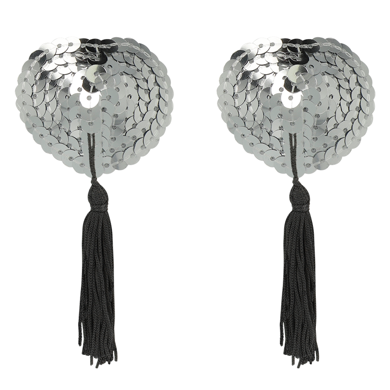 Bröstvårtsöverdrag i silver från Coquette Chic Desire