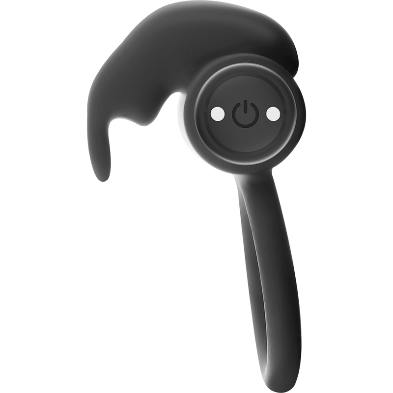 BLACK&SILVER - BURTON RING 10 VIBRATIONSMODI SVART