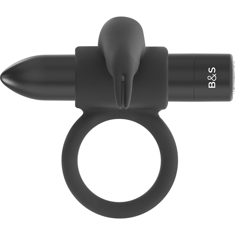 BLACK&SILVER - BURTON RING 10 VIBRATIONSMODI SVART