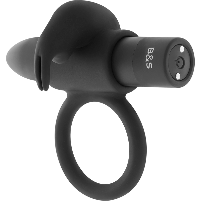 BLACK&SILVER - BURTON RING 10 VIBRATIONSMODI SVART